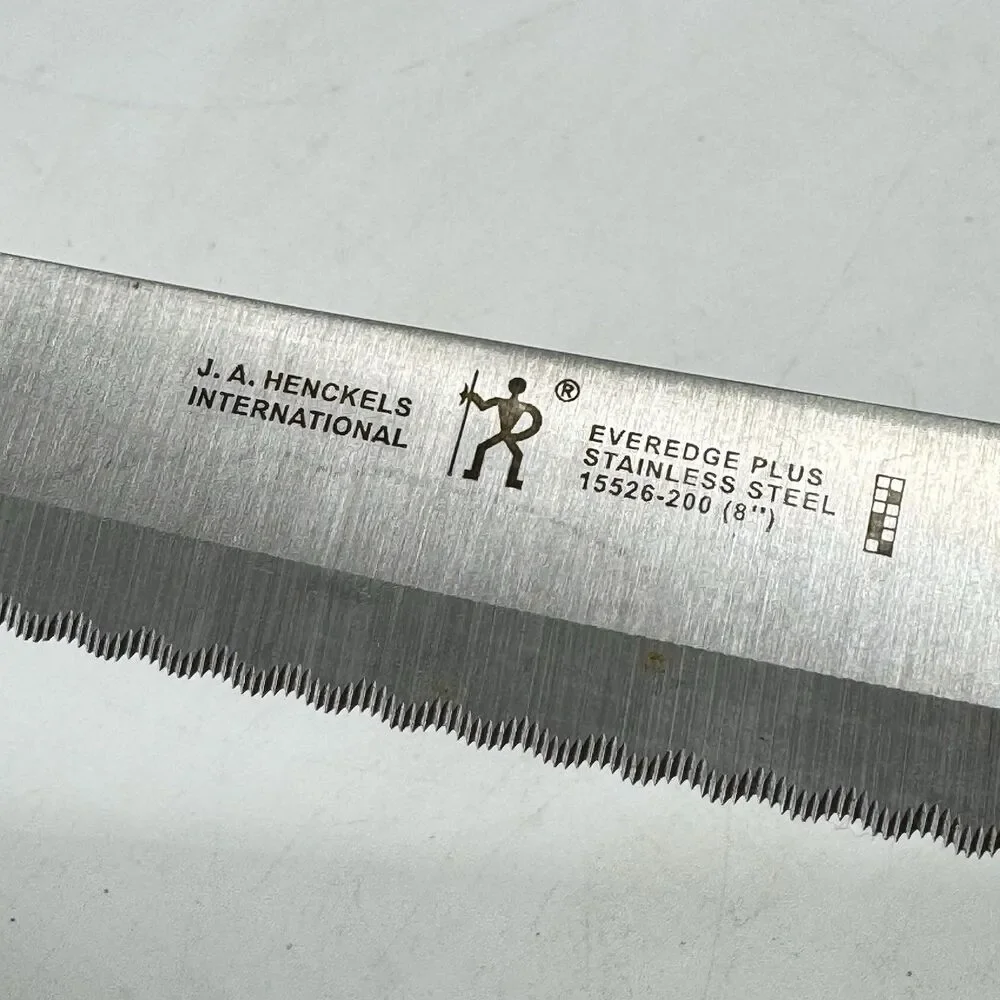 J.A. Henckels Everedge Plus Knife Set Lot 3 Serrated Stainless Kitchen Knives